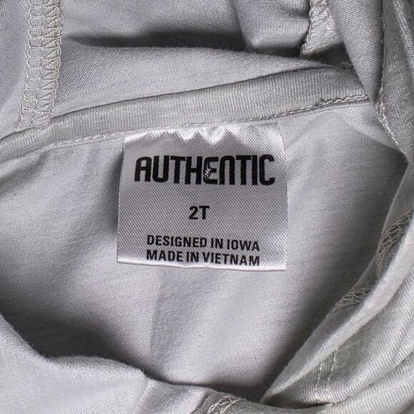 Authentic Toddler Boys Iowa Hawkeyes Black Yellow Gray Pullover Hoodie Size 2T - Picture 4 of 10